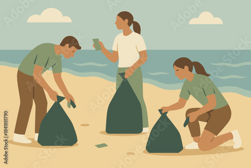 From numbers blue sky vector beach cleanup emojis icon off brown no