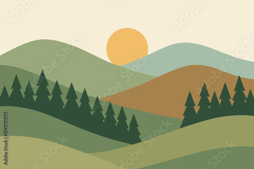 Flat no emojis style speech text cyrillic sand landscape geometric icon vector