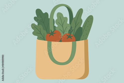 Sage friendly text illustration no warm eco tote off labels chinese icon