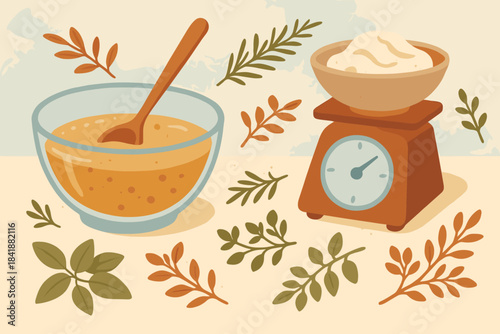 Wooden soap fresh herbal organic vector sand icon no crafting bowl liquid