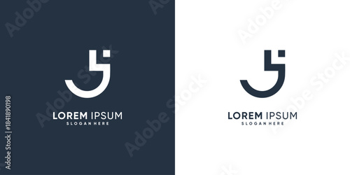 J logo template with modern creative style Premium Vector part 3
