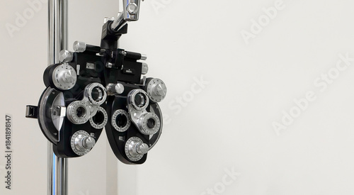 Phoropter Found in the Optometrist's Office for an Eye Exam