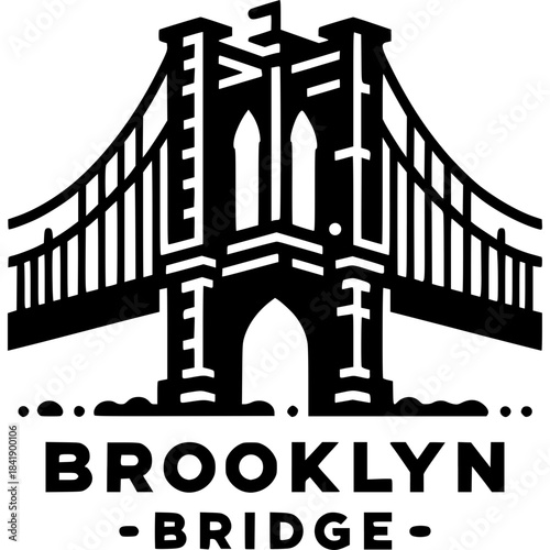 Brooklyn Bridge Vector Icon