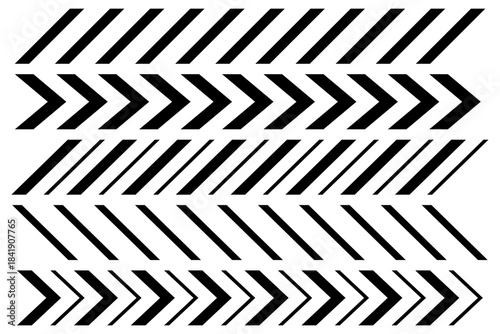 Lines arrow zigzag chevron speeds