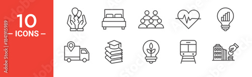 Technology for intelligent icon set. Technology for intelligent vector symbol in black filled and outlined style.