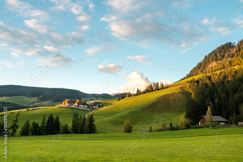 Breathtaking Landscape of Santa Maddalena, Alps, Italy