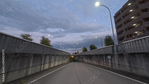 名古屋高速　高速2号東山線　トンネル