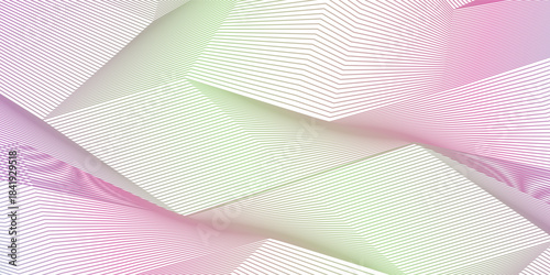 EPS 10 vector. Curved lines and waves. Futuristic concept.