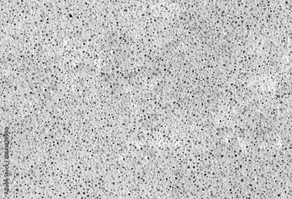 Obraz premium Seamless gray foam concrete background with tiny holes