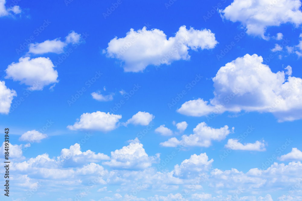 Obraz premium 青空と白い雲 