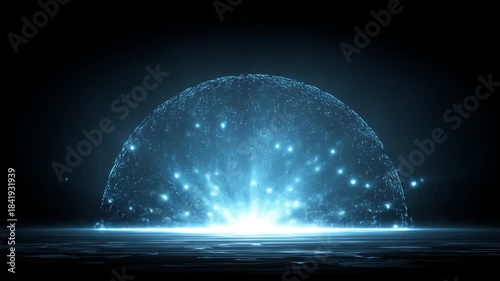 Abstract sphere digital art