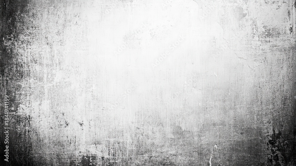 Fototapeta premium Textured grayscale wall background