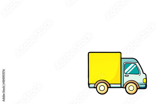 Car van for cargo transportation.Delivery,post,mail