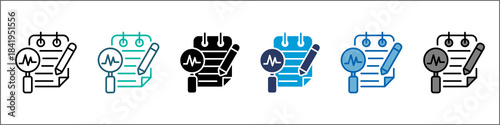 Diagnosis Icon Single Pack Multistyle