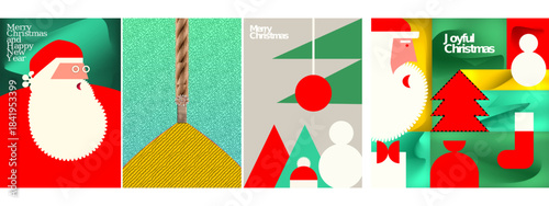 vector illustration of business graph, gift boxes vector illustration, happy birthday card with gift, christmas balls set, Christmas and New Year holiday card collection. Vector illustration templates