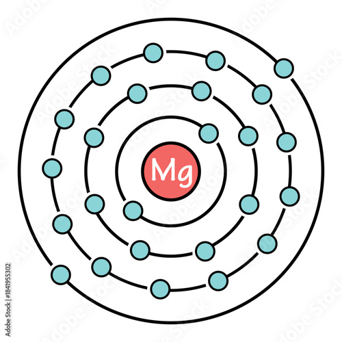Manganese formule color line icon. Pictogram for web page, mobile app, promo