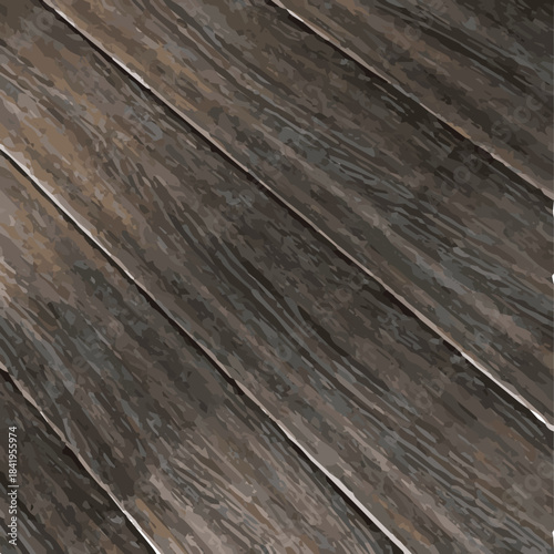 Old weathered barn wood texture close-up seamless background vector illustration rustic wooden surface decorative natural material flooring design