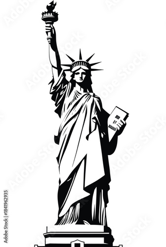 Taj Mahal Silhouette - Mughal Architecture Symmetrical Vector