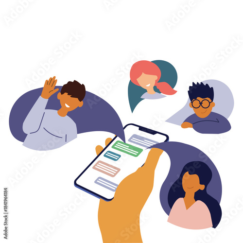 Connecting the Crew: Effortless Communication, Instant Messaging, and Digital Community Building. Group chat