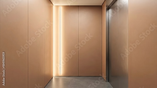 Modern Elevator Interior Design, Minimalist View
