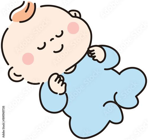 スヤスヤ眠る赤ちゃん