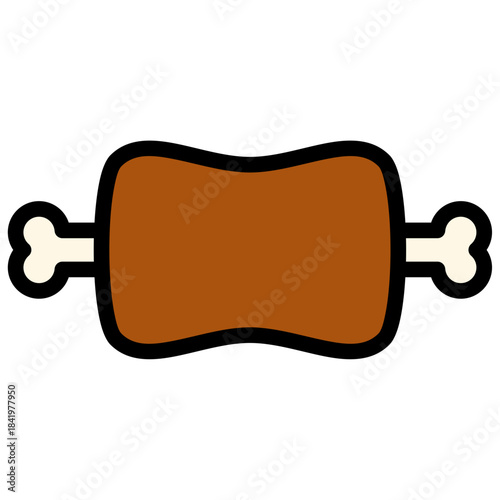 meat with bones icon