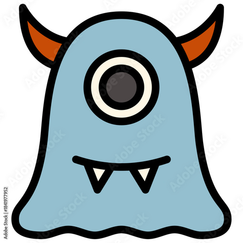 funny monster cartoon