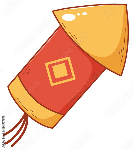 red gold firecracker