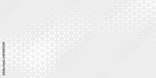 Dot white gray wave light technology texture background. Abstract big data digital concept.