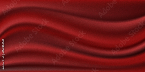 premium dark Red Background texture for Design. Vibrant red gradient background with textured grain and luminous glow effect. Dark candy apple red gradient