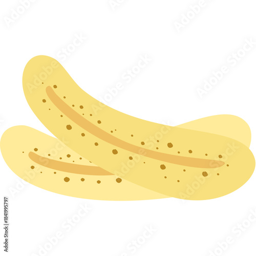 Banana sliced