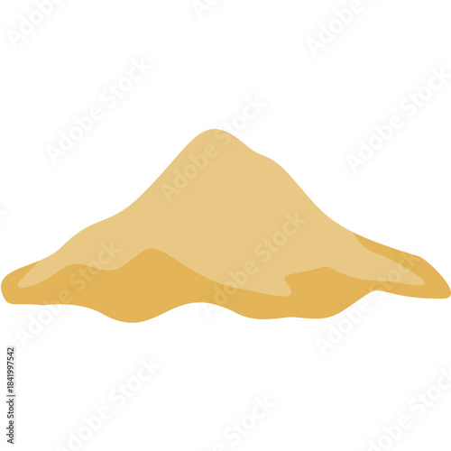 Cartoon sand pile