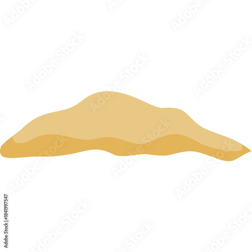 Cartoon sand pile