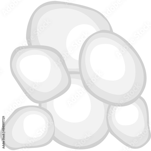 Cotton balls illustration