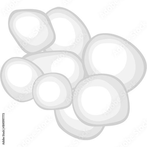 Cotton balls illustration