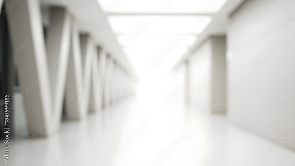 Obraz premium Abstract Bright Modern Corridor Blur Background