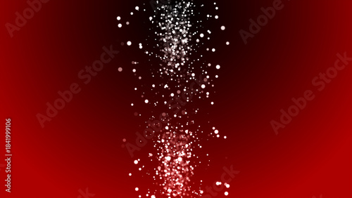 Glowing Particles on Black Background | 4K Abstract Glitter Effect