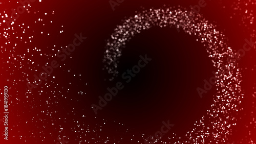 Glowing Particles on Black Background | 4K Abstract Glitter Effect