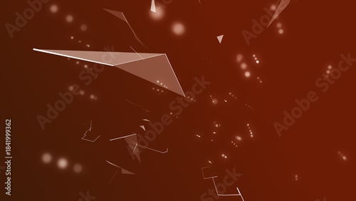 plexus abstract background with geometry elements