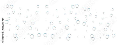 Light Transparent Bubbles for Fresh Clean Design”