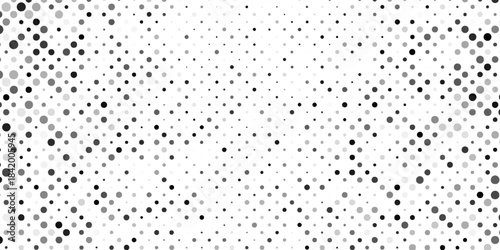 Vector dot mesh halftone gradient texture. Vanishing polka dot art design abstract