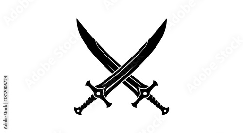 Crossed Scimitars Emblem: A Timeless Symbol of Warrior Prowess