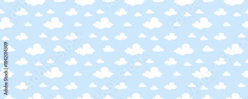 clouds seamless pattern - 1