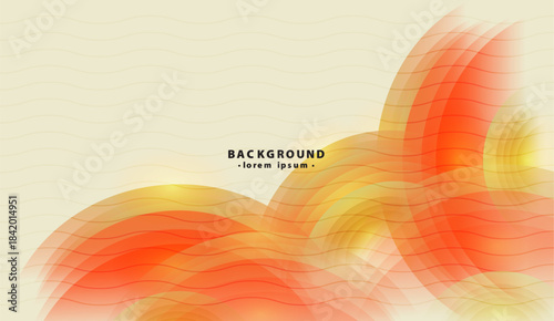 Abstract background with orange and yellow blurred circles perfect for vibrant and lively design projects needing a dynamic touch.