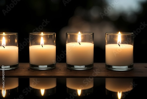 candles in the church