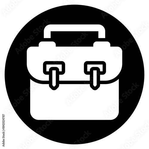 briefcase glyph icon