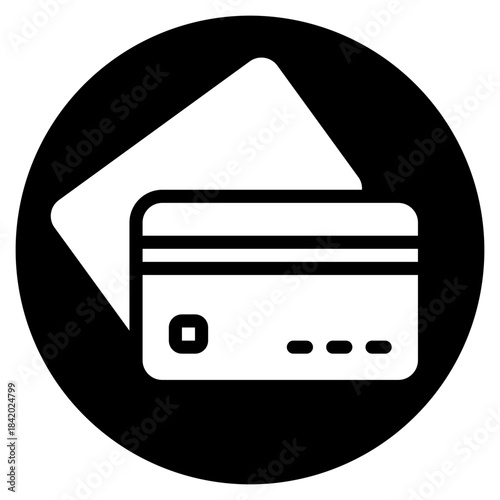 credit card glyph icon