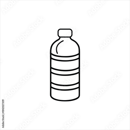 Gin icon filled flat sign concept for web design.