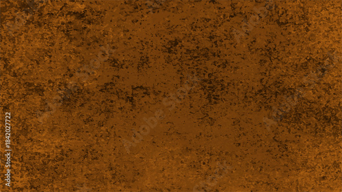 Aged paper texture and rough rusty brown metal surface background pattern