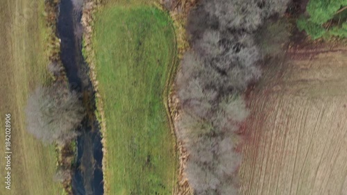 aerial view, drone photography, drone landscape, top view, forest, pine forest, birch trees, mixed forest, woodland, clearing, meadow, wetland, swamp, bog, marsh, pond, lake, reeds, river, stream, win